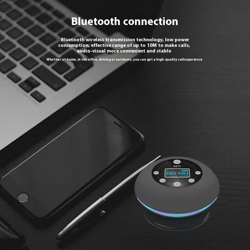 S602 Portable Bathroom Call Waterproof Suction Cup Bluetooth Speaker