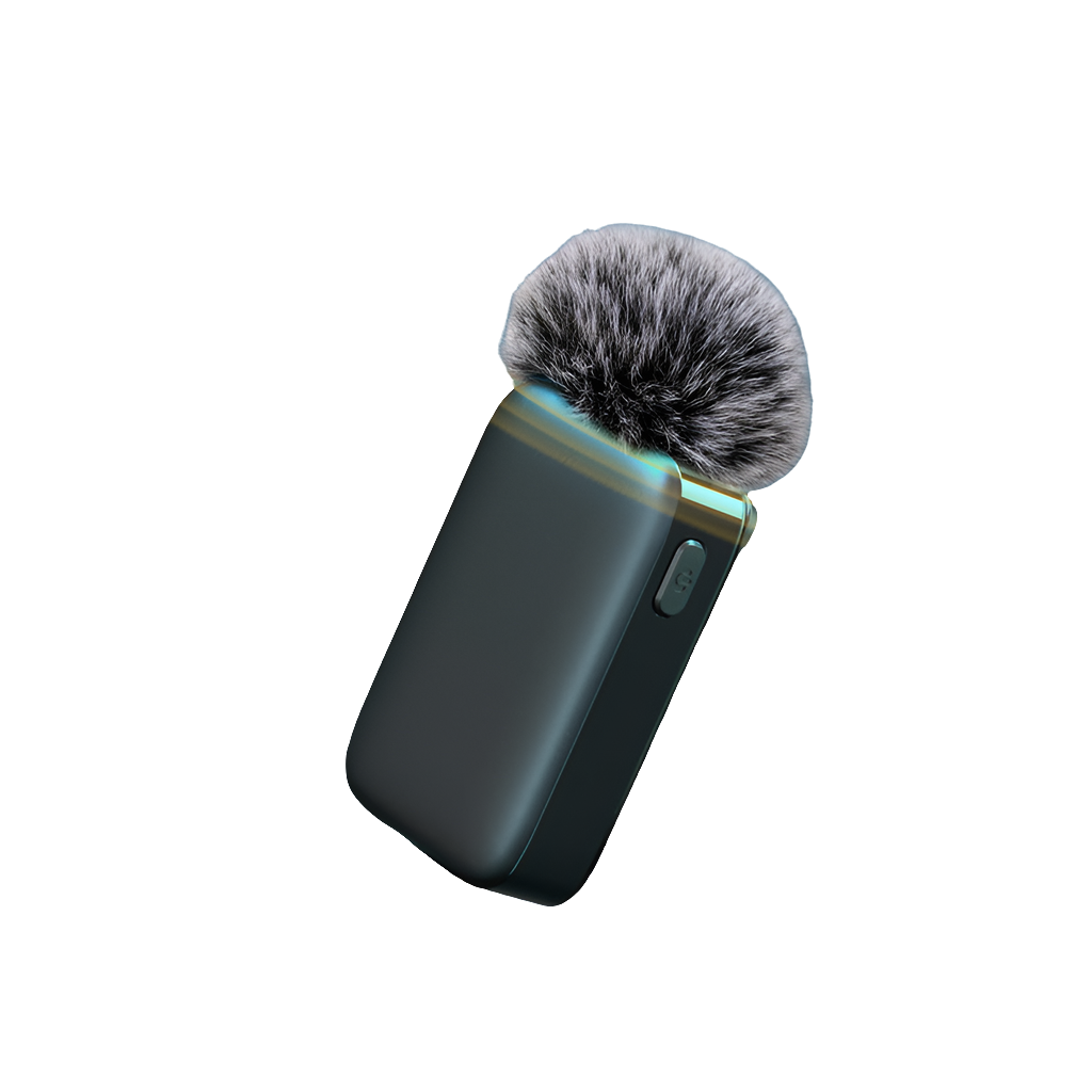 Wireless Lavalier Microphone Dual Core Noise Cancelling Microphone