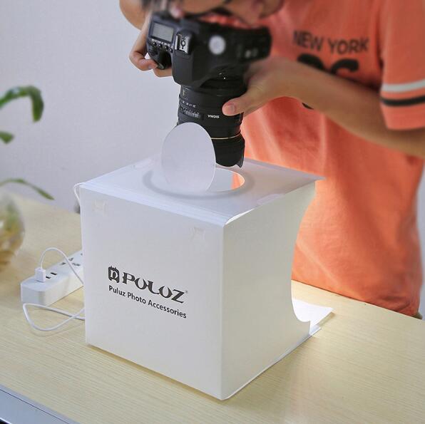 Two LED panels mini folding portable studio