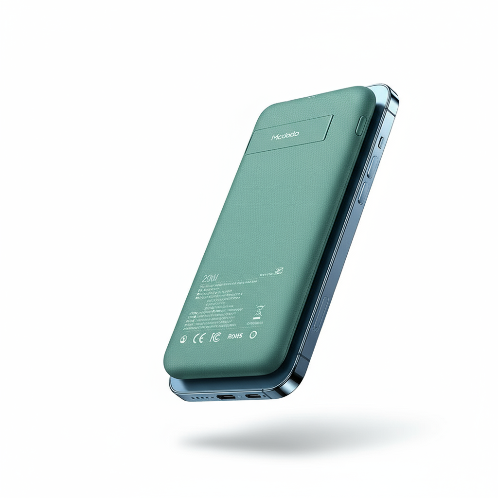 Compatible with Apple, Maiduo Magsafe Magnetic Wireless Charging 20w Super Fast Charging Power Bank Mini Portable Back Clip Power Bank