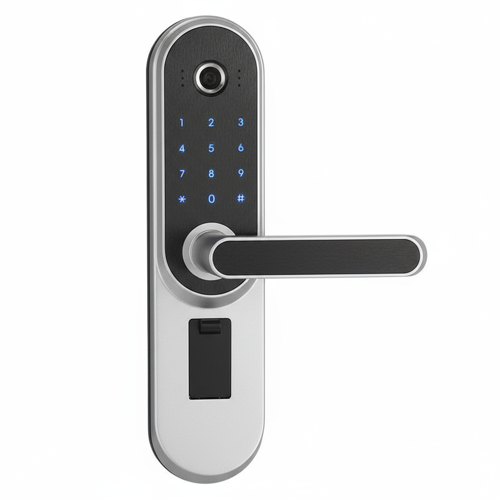 Fingerprint password lock door