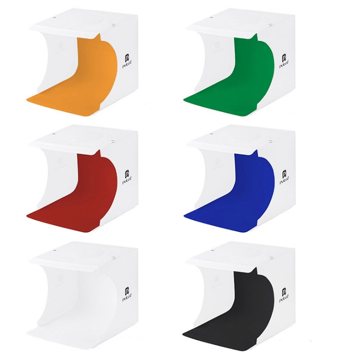 Two LED panels mini folding portable studio