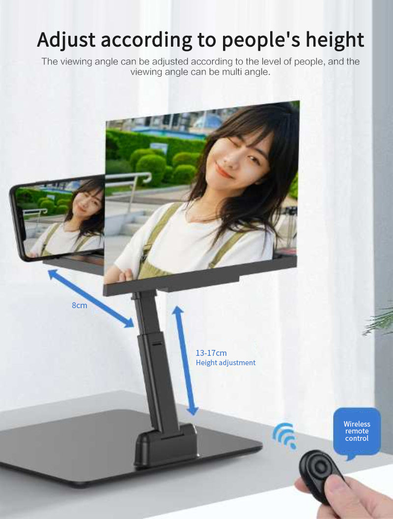 Lifting multi-angle mobile phone screen magnifier