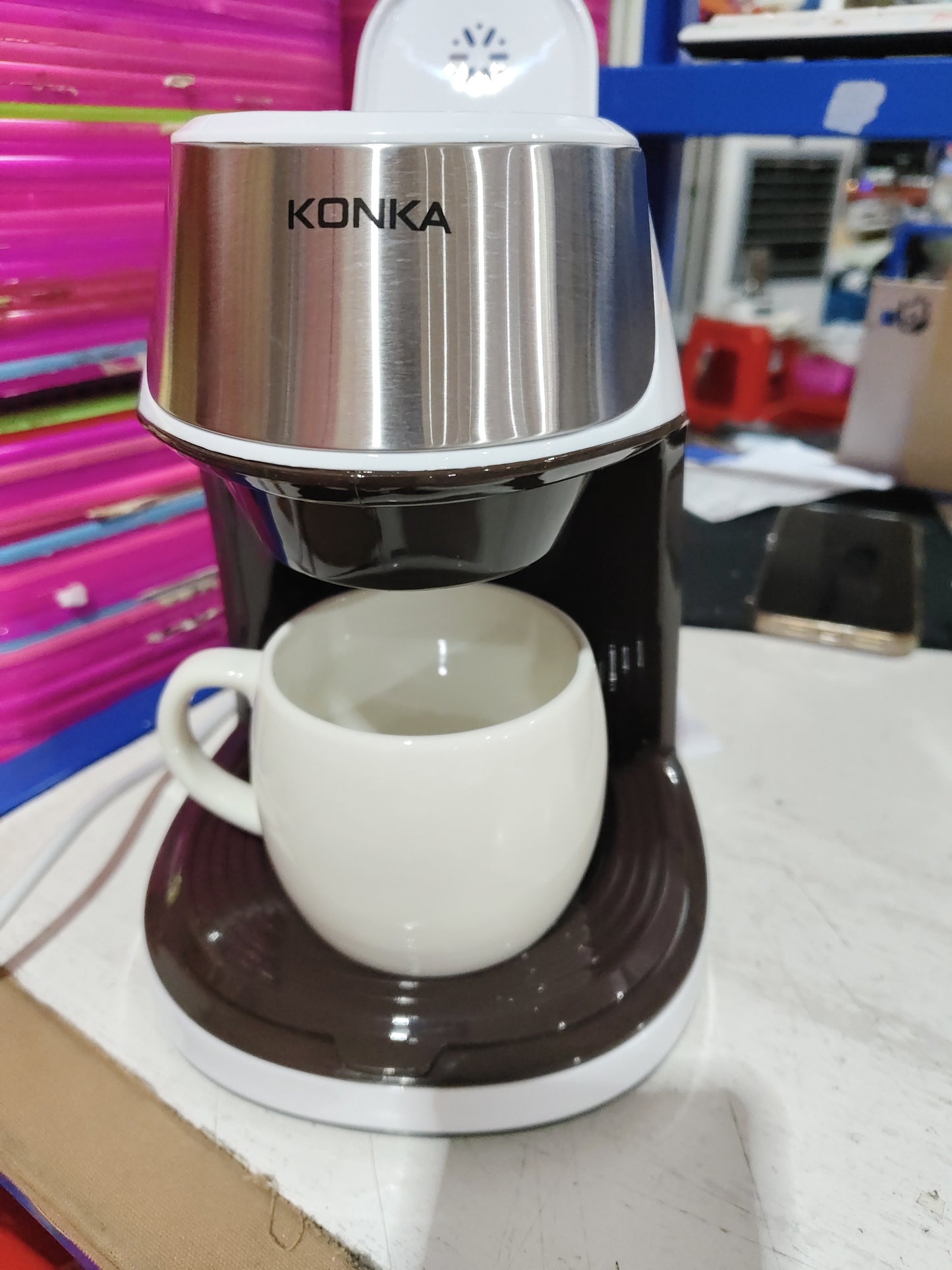 New Coffee Machine Fully Automatic Home Office Mini American Small Portable Coffee Maker