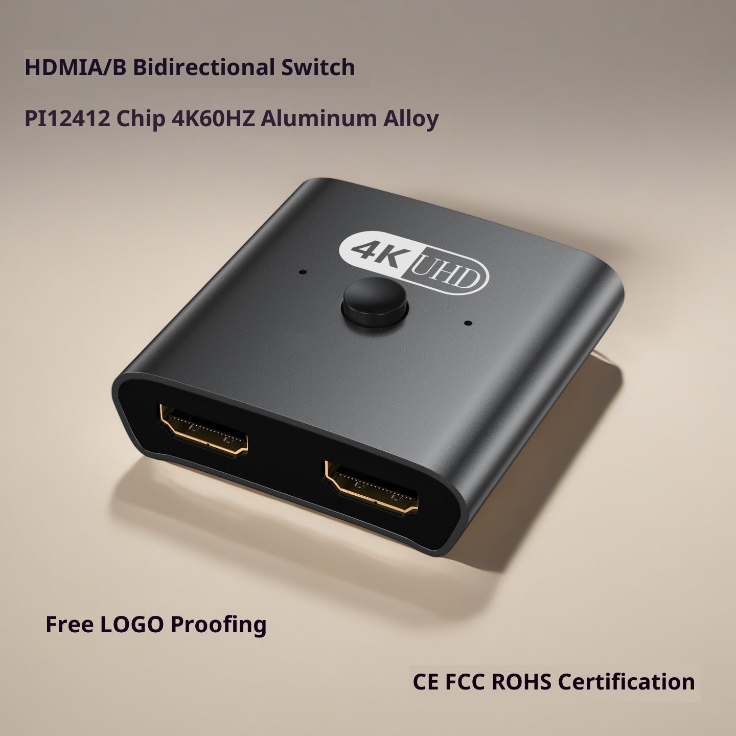 AB Two-in-one-out Supports 4K Bidirectional Switcher Split Screen