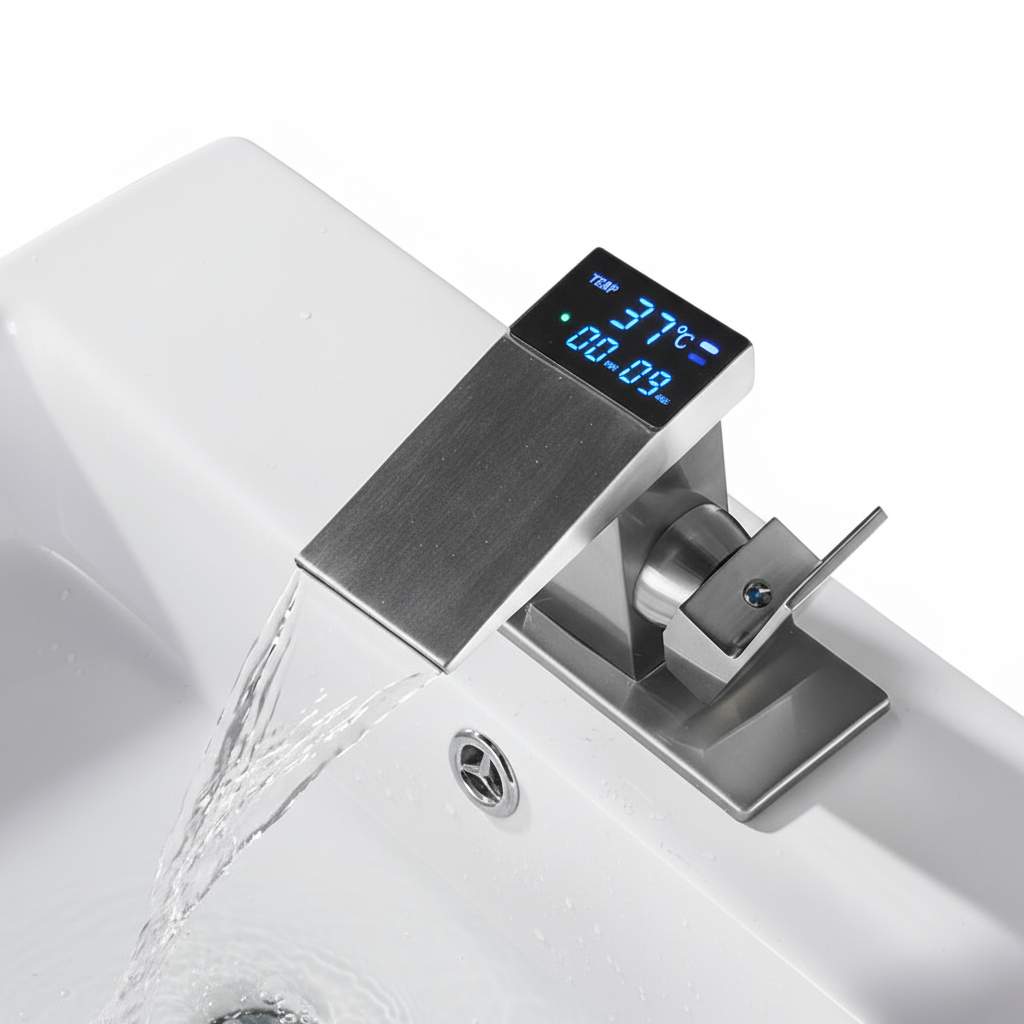 Digital Display Temperature Basin Faucet