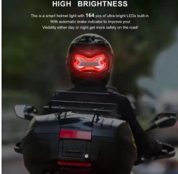 Helmet Restraint Battery And Turn Signal Light