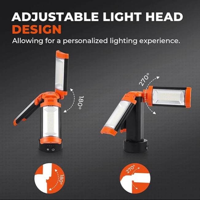 Light With Stand Triple Cordless LED