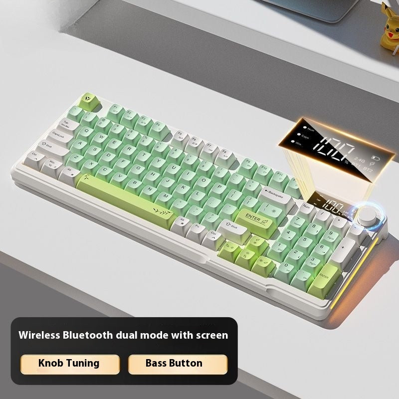 Wireless Bluetooth Keyboard Mouse Suit Mechanical Feeling