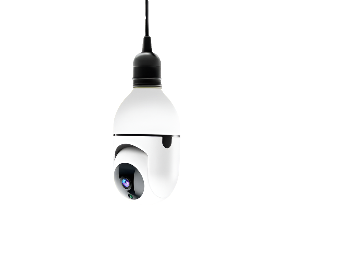 Bulb Shaking Head Machine Yilot APP Wireless WIFI Camera Home Security Monitoring